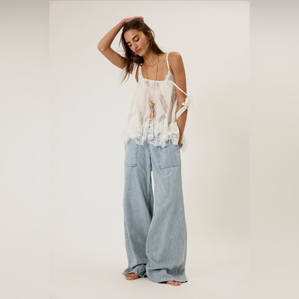 We The Free Light Blue Flare Jeans